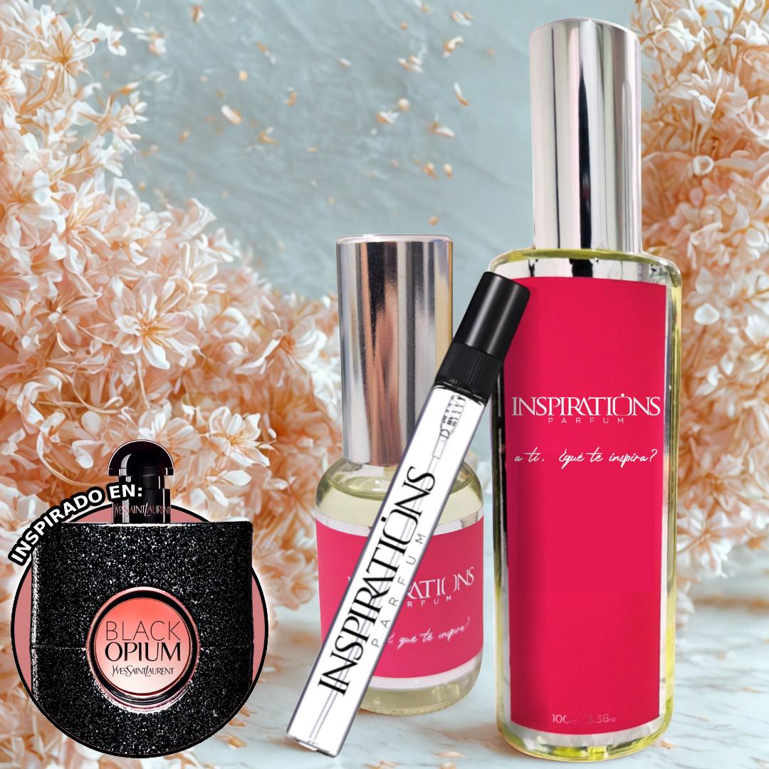 INSPIRADO EN: BLACK OPIUM PARFUM - YVES SAINT LAURENT INSPIRADO EN: BLACK OPIUM PARFUM - YVES SAINT LAURENT
